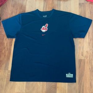 Nike Cleveland Indians t shirt. 100% polyester